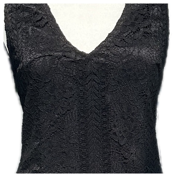 Lulu’s Thinking of You Black Lace Sleeveless Shift Dress - Picture 3 of 8